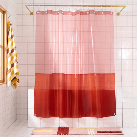 Orient Sun Shower Curtain