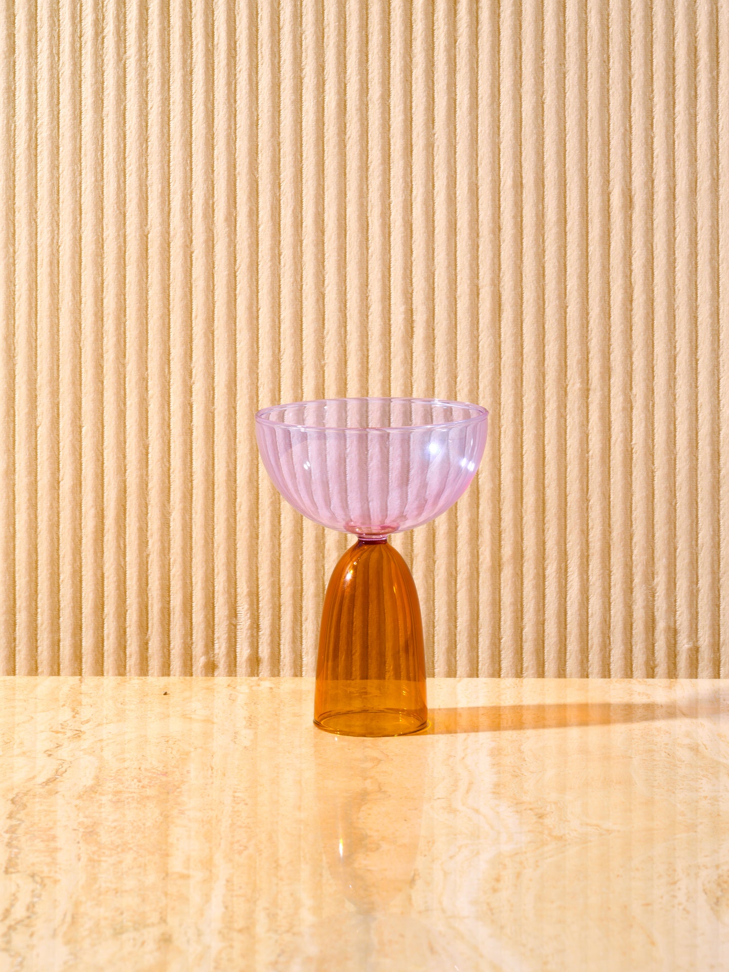 A single lavender top, amber bottom Coco Coupe.