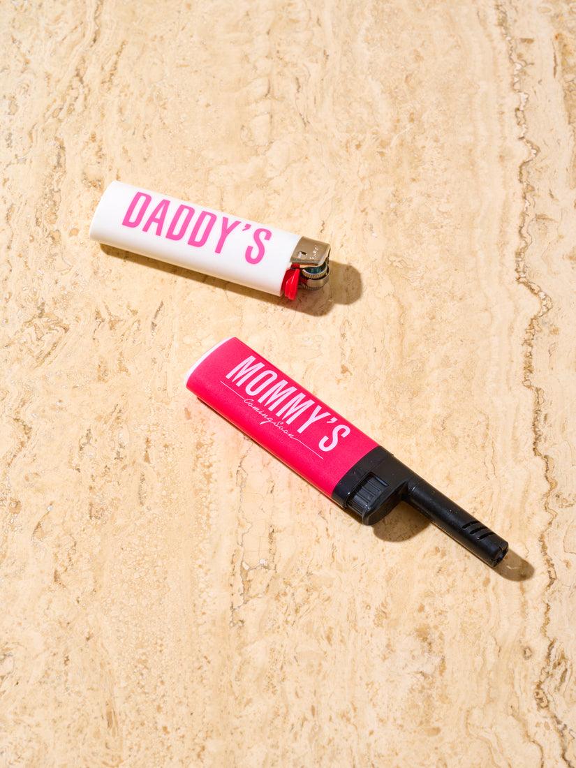 One Daddy's and one Mommy's lighter by Coming Soon