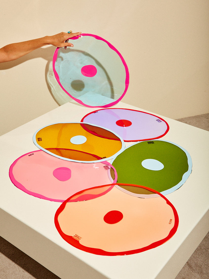 Dot Table-Mates Placemat Vegetable Collection by Gaetano Pesce for Fish Design.