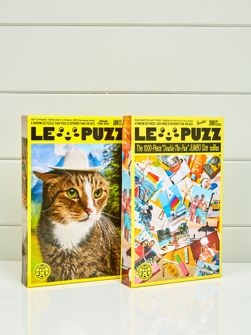 Howdy Pawtner and Vacations Puzzles by Le Puzz.
