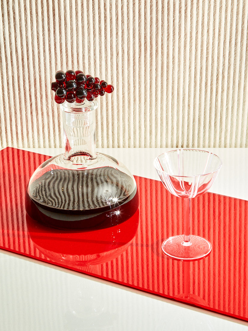 The Bordeaux Wine Decanter by Maison Balzac paired with a Grand Soleil Coupe.