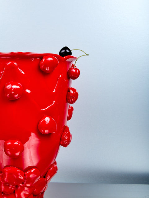 Large Nugget Vessel Red