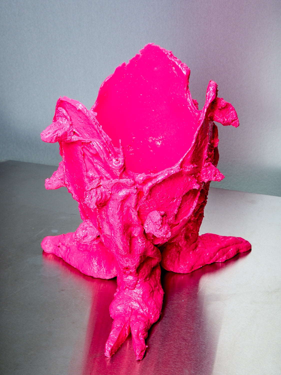 Lemon Special Vessel in Hot Pink