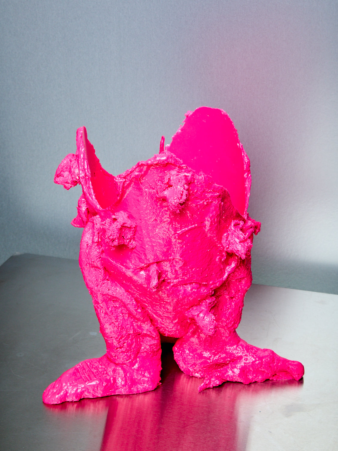 Lemon Special Vessel in Hot Pink