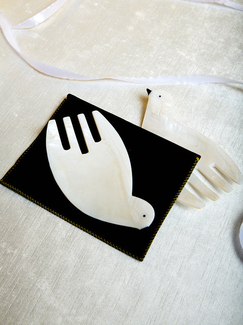 Dove Salad Servers