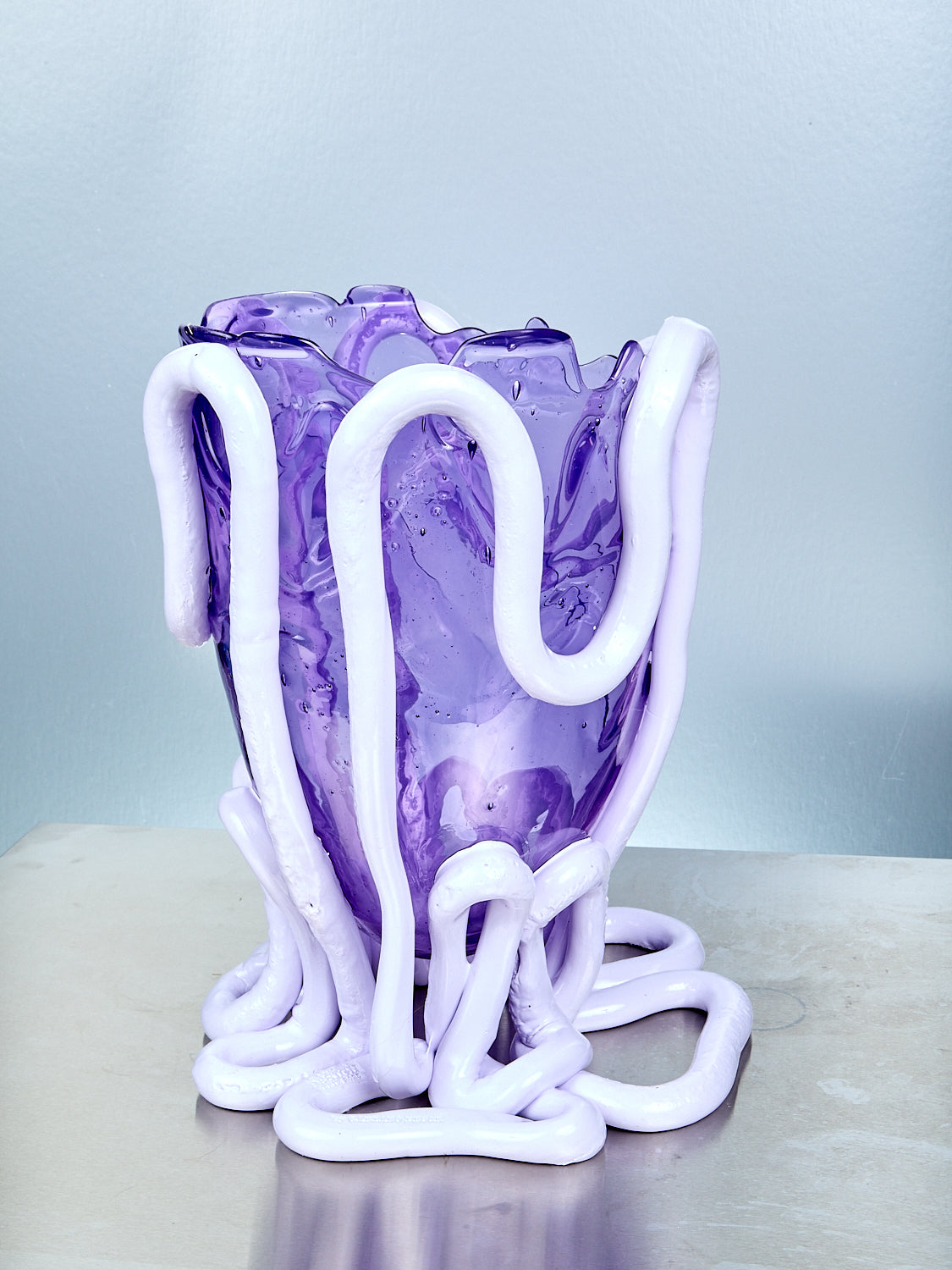 Large Indian Summer Vessel in Lavender