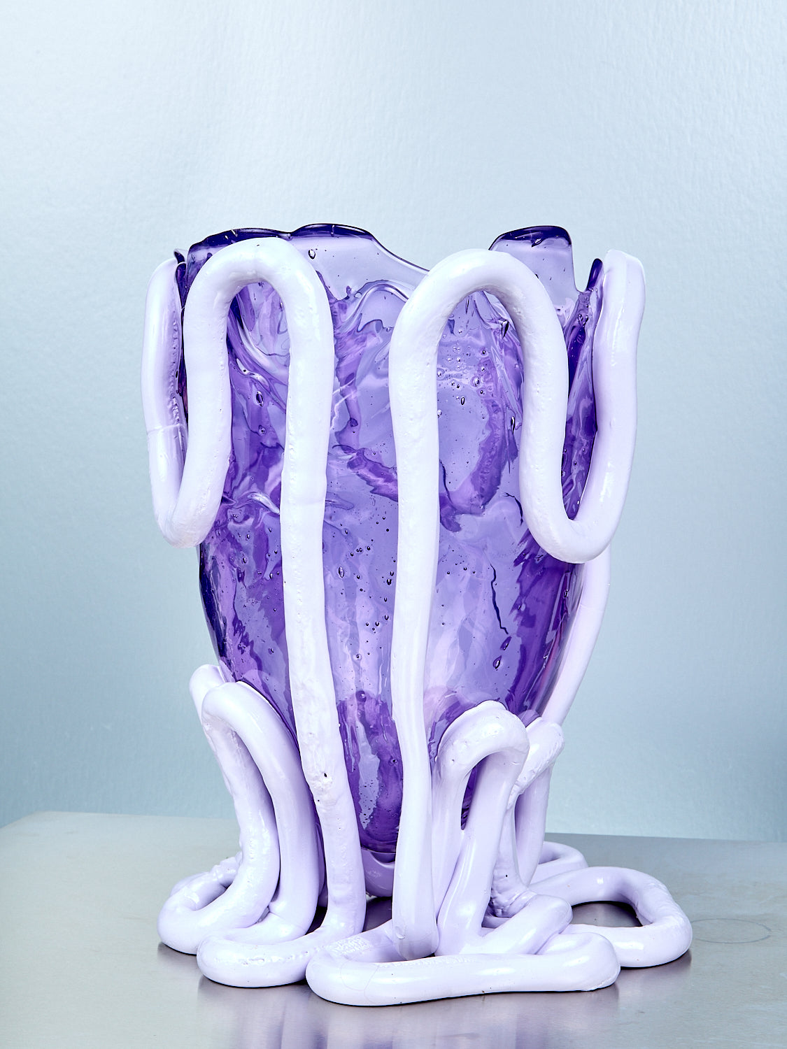 Large Indian Summer Vessel in Lavender