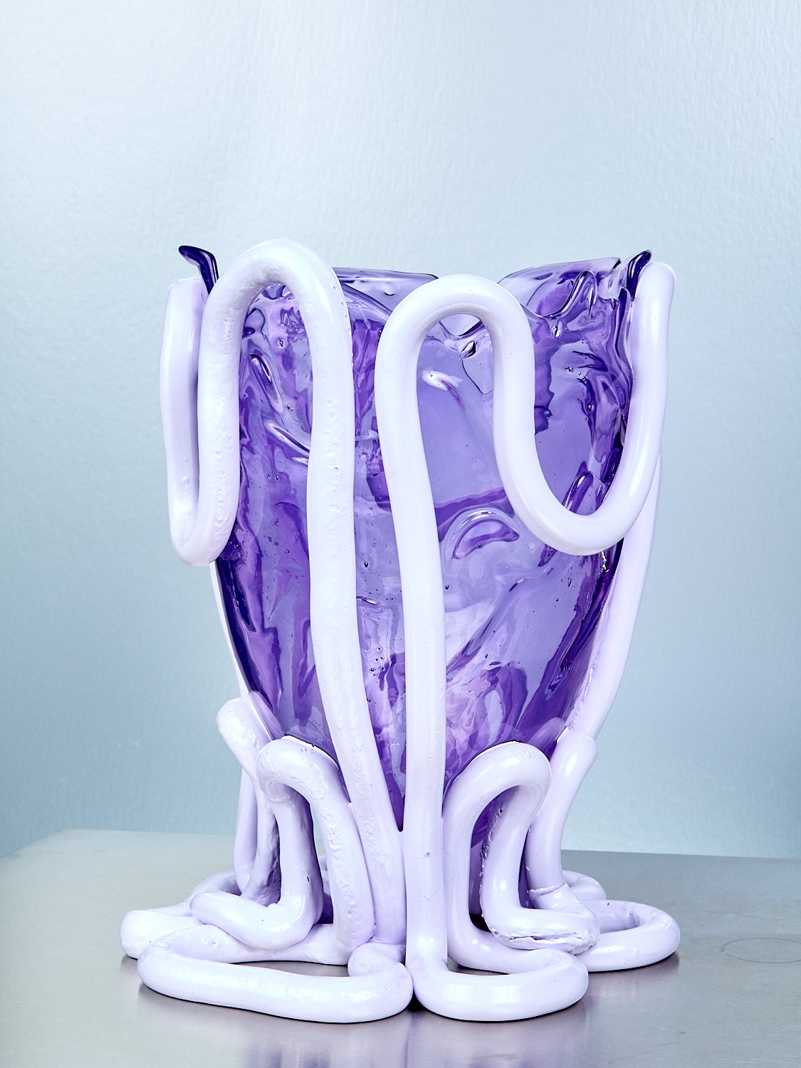 Large Indian Summer Vessel in Lavender
