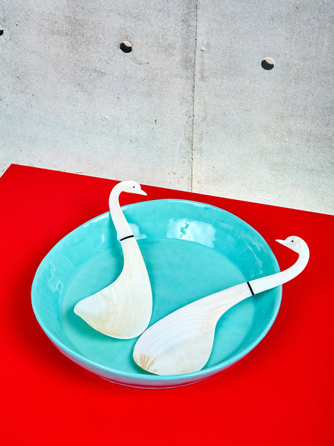 Swan Serving Spoons