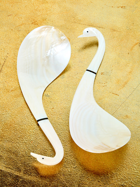 Swan Serving Spoons