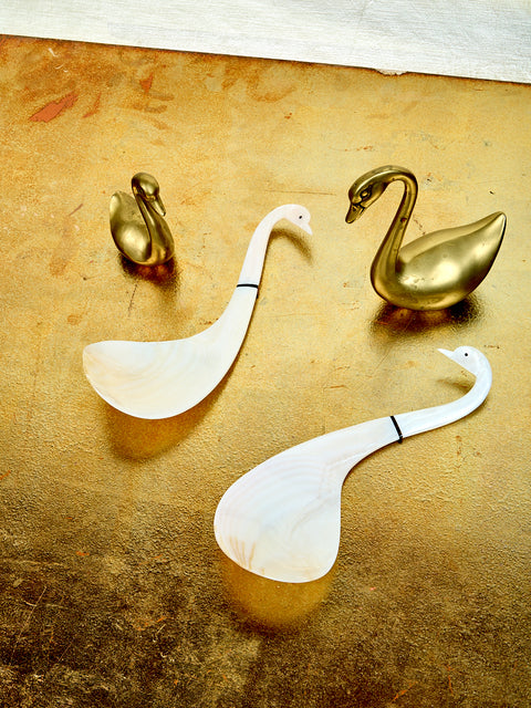 Swan Serving Spoons