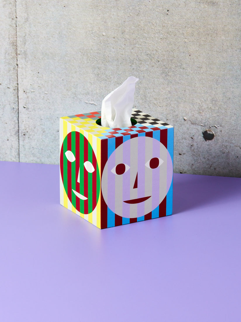 A different side of the Tissue Box Holder by Dusen Dusen.