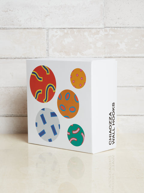 Box for the Chiaozza Wall Hook set.