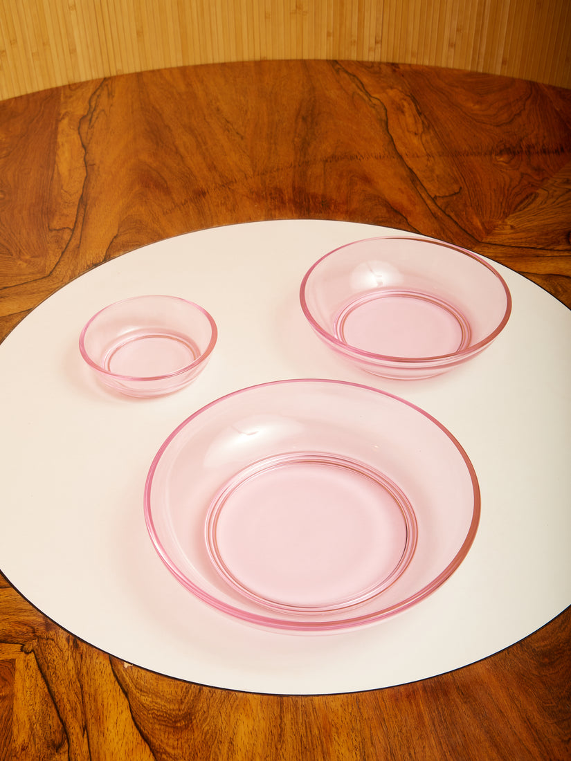 Rose Glass Dinnerware