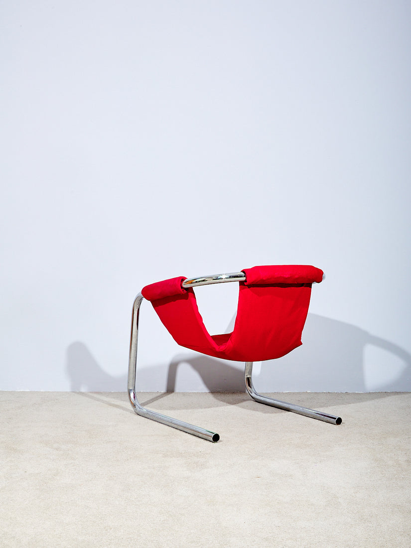 Zermatt Sling Chair by Vecta from the back side.