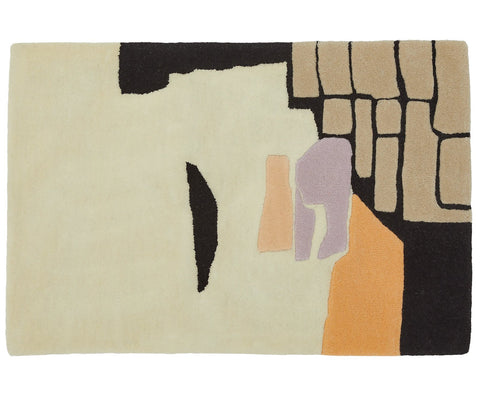 Aerial view of The Guests Rug.