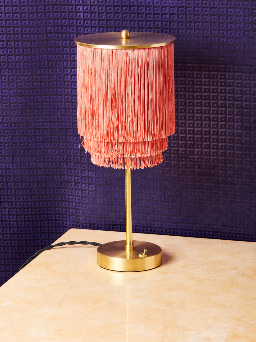 Coral Fringe Table Lamp by Huldra of Norway.