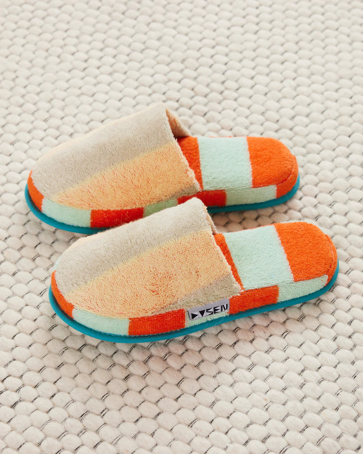 Terry Stripe Slippers