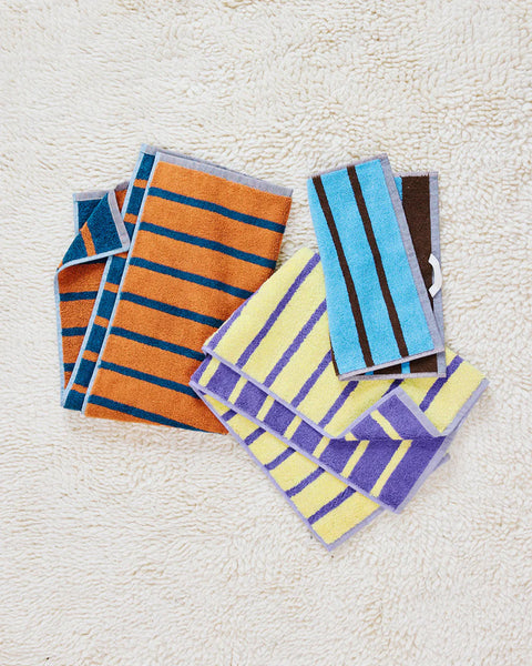 Bird Stripe Towels Set of 5