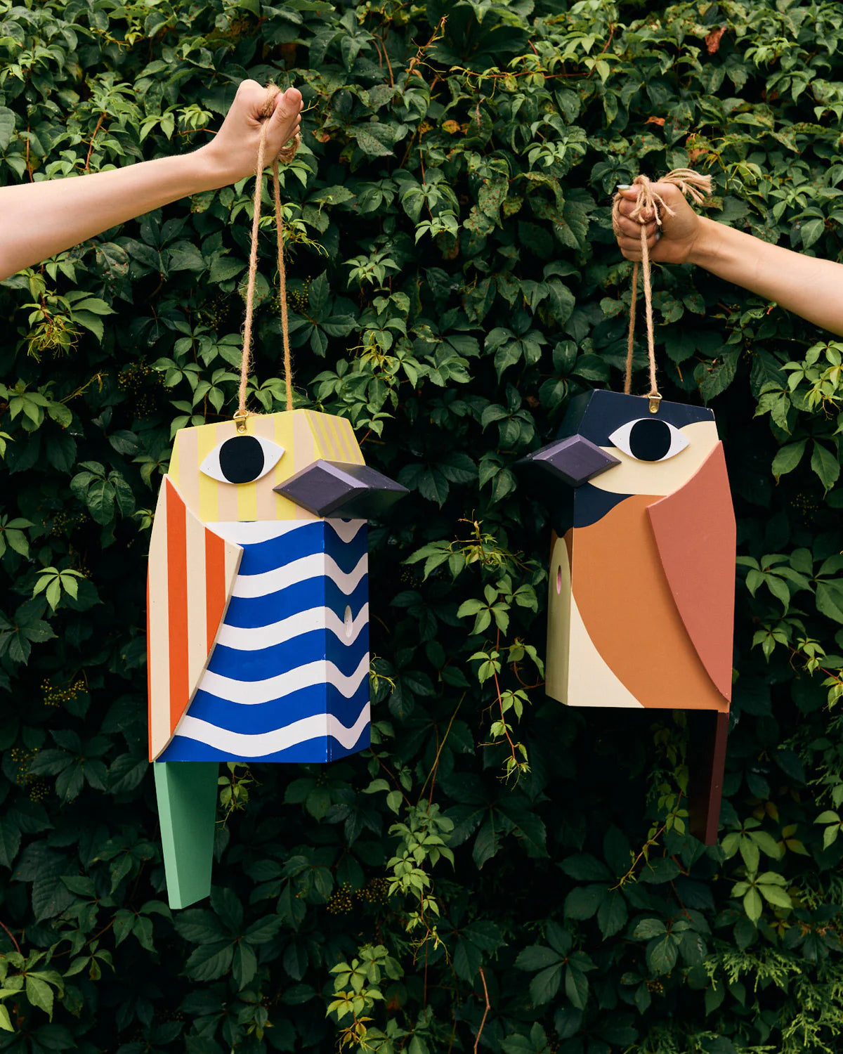 Hand-Painted Birdhouse