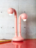 Pink Two Globe Entler lamp. 