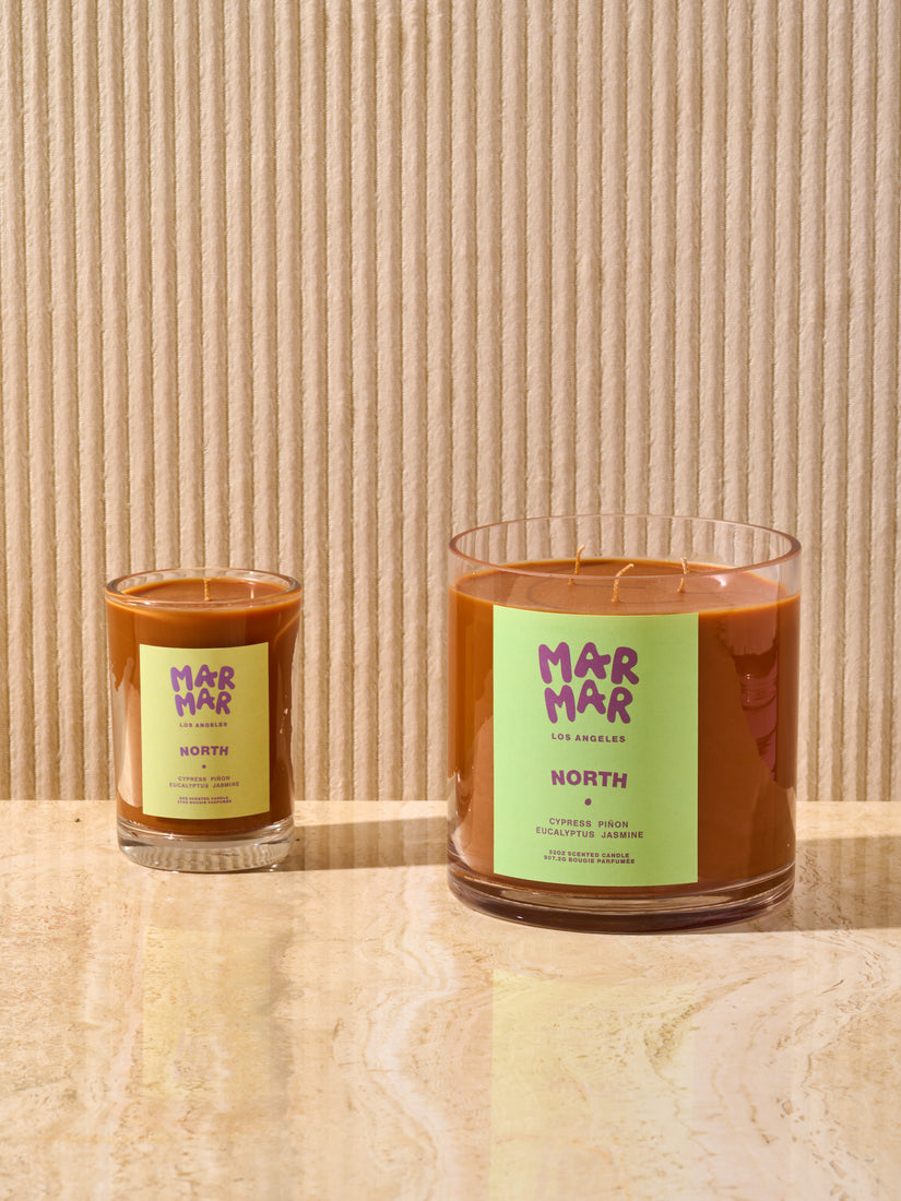 North Scented Candles in 8oz and 32oz by MAR MAR.