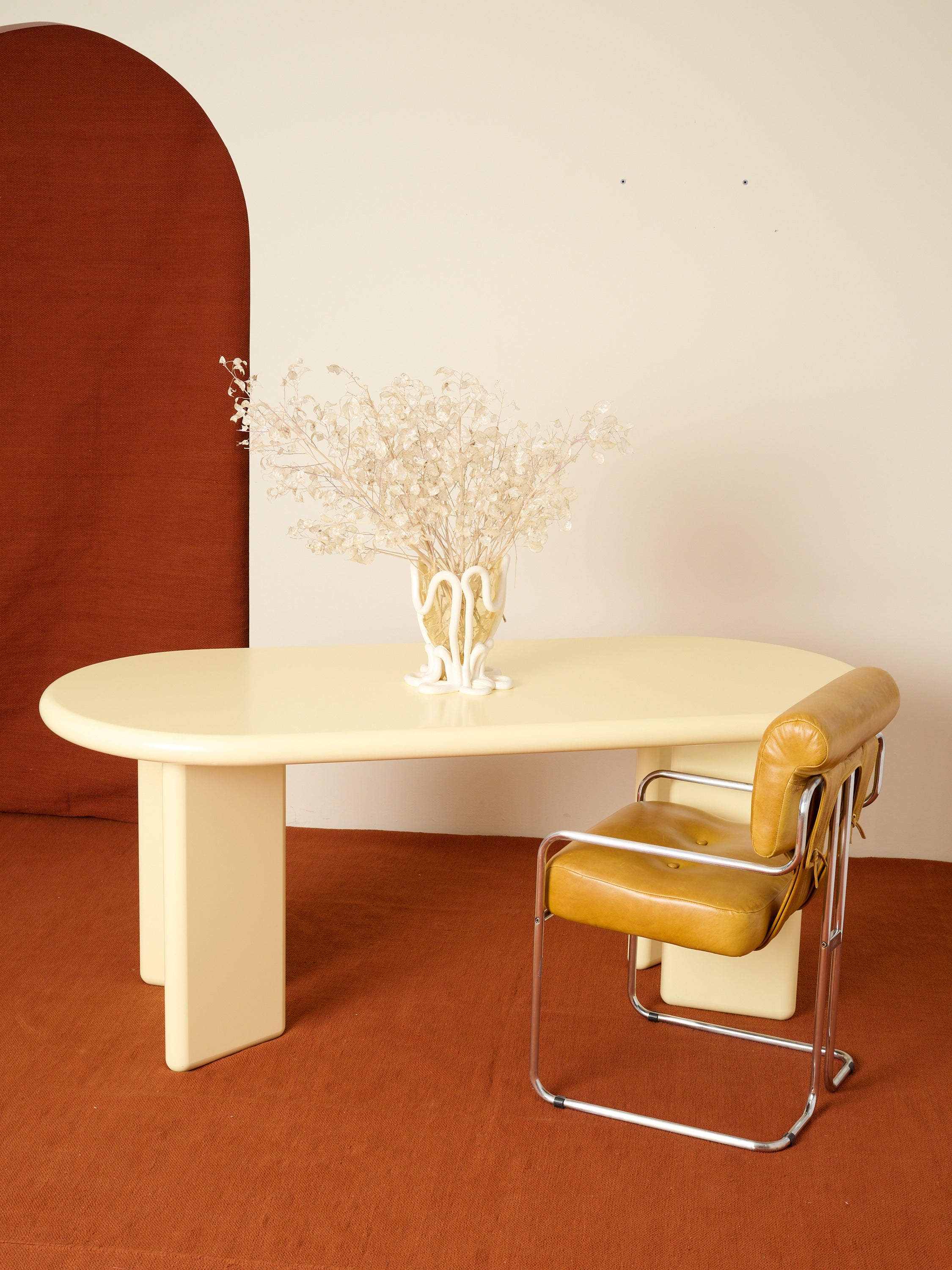 Chunky Dining Table in Butter