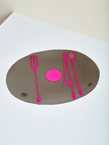 Transparent Table-Mates Placemat Tropical Fruit Collection