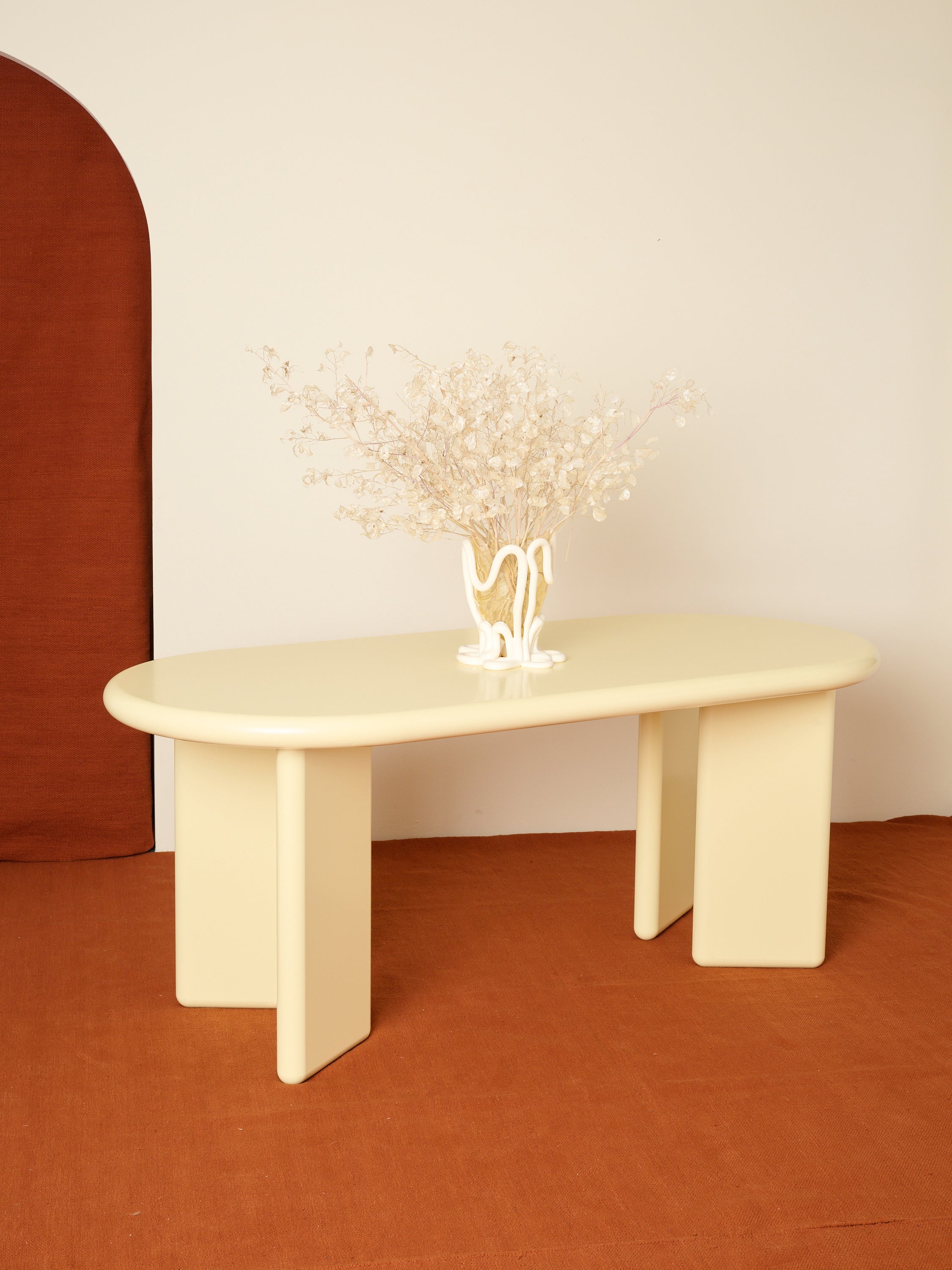 Chunky Dining Table in Butter