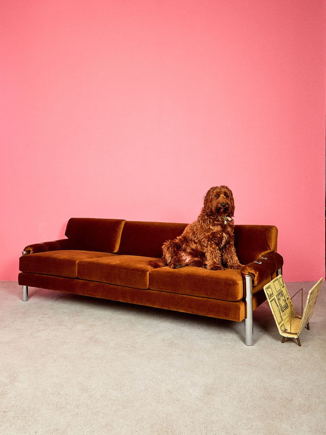 Chrome Sofa by John Mascheroni