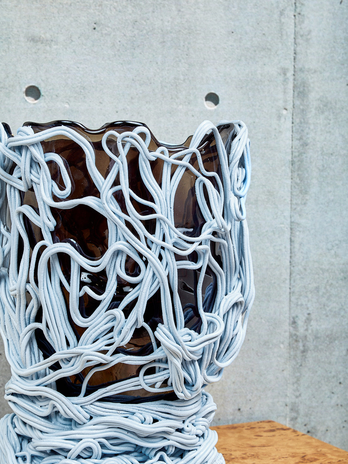 Spaghetti Special Vessel in Pastel Blue