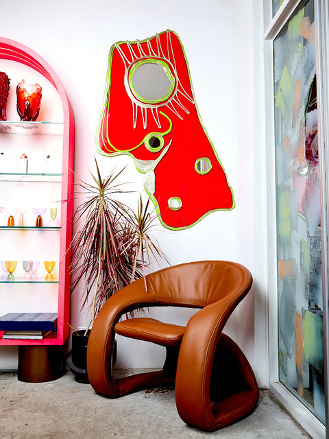 XL Look At Me Mirror in Red