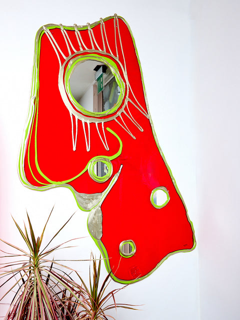 XL Look At Me Mirror in Red