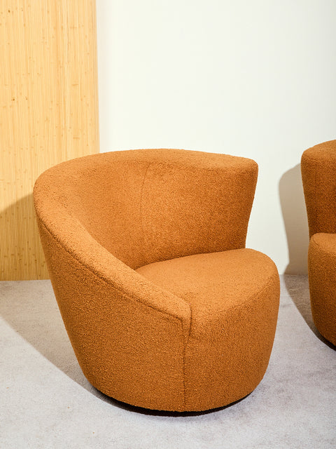 Pair of Nautilus Swivel Chairs