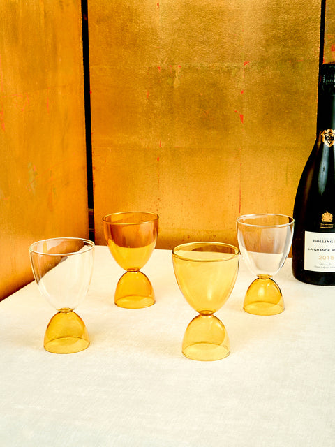 Golden Hour Set of 4 Cocktail Glasses