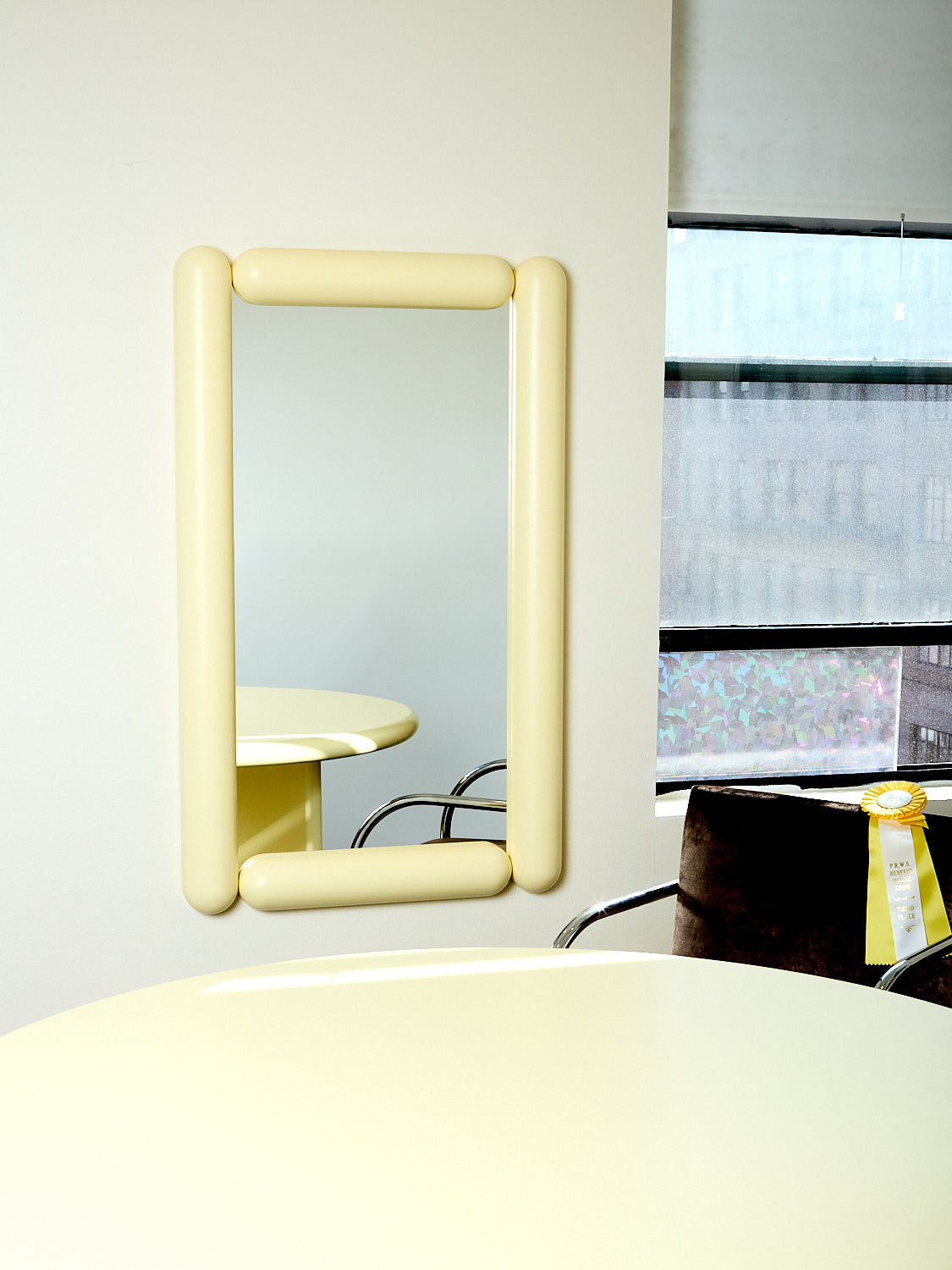 Chunky Mirror in Butter