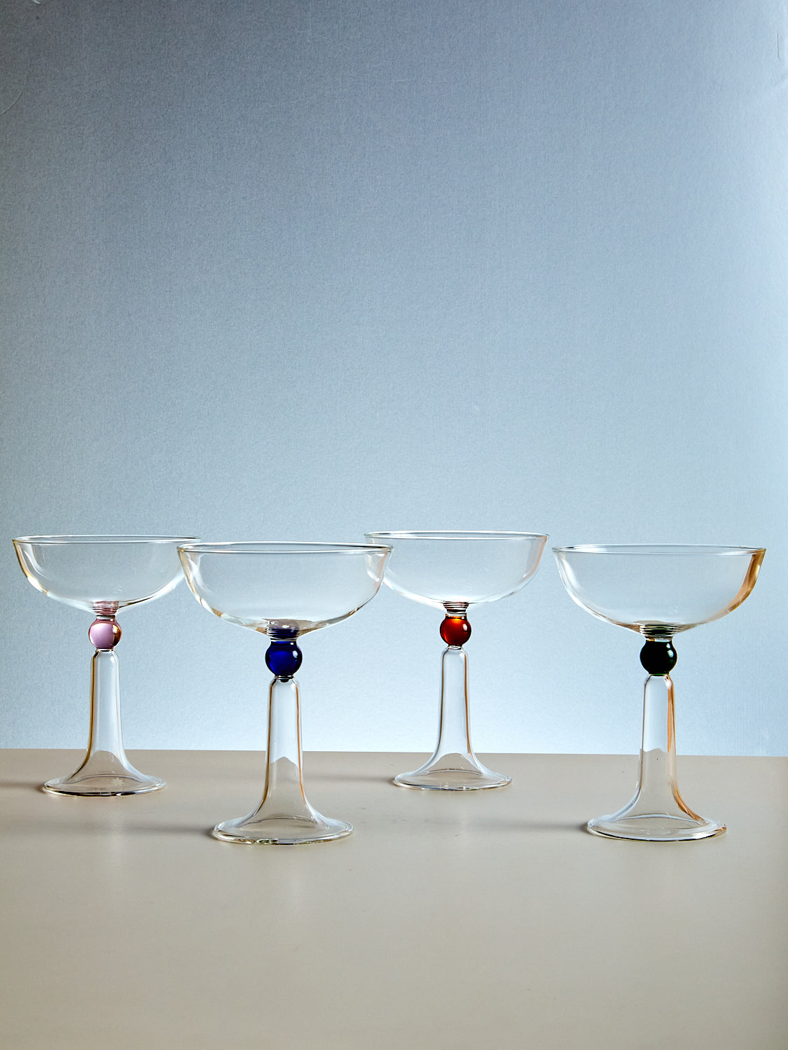 Set of 4 Tassel Coupes