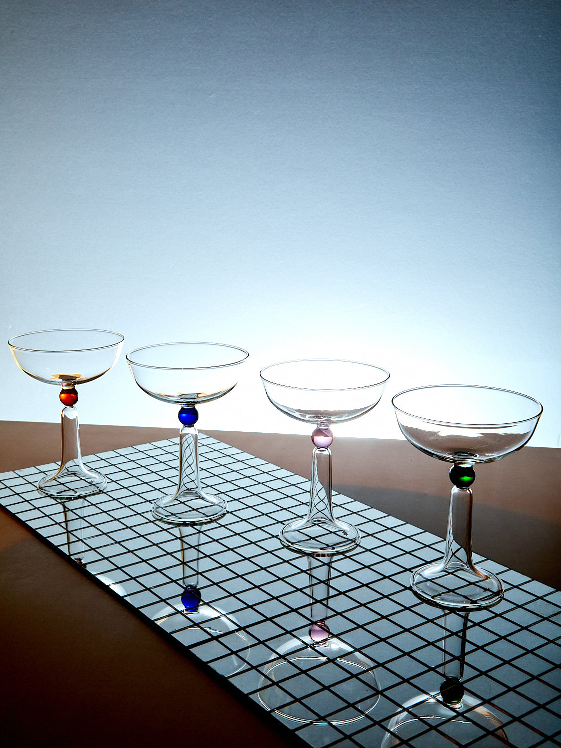 Set of 4 Tassel Coupes