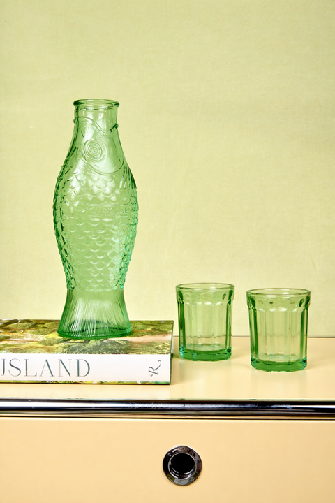 Fish Carafe and Glasses Set