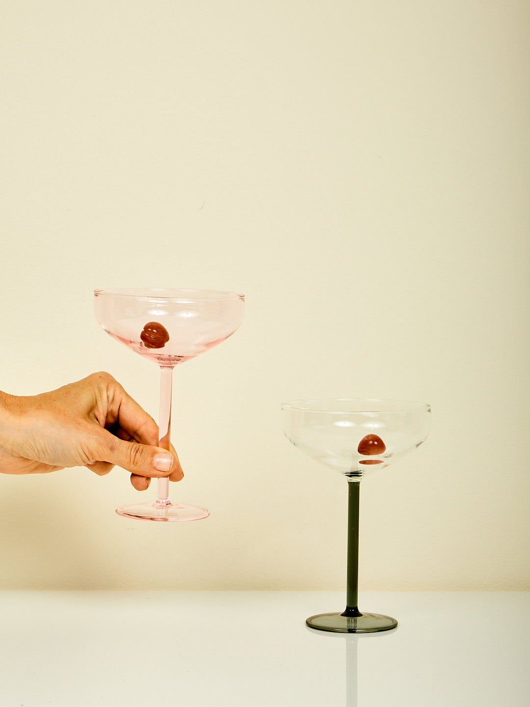 Coupe Glass | Pink