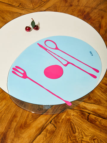 Transparent Table-Mates Placemat Fruit Collection