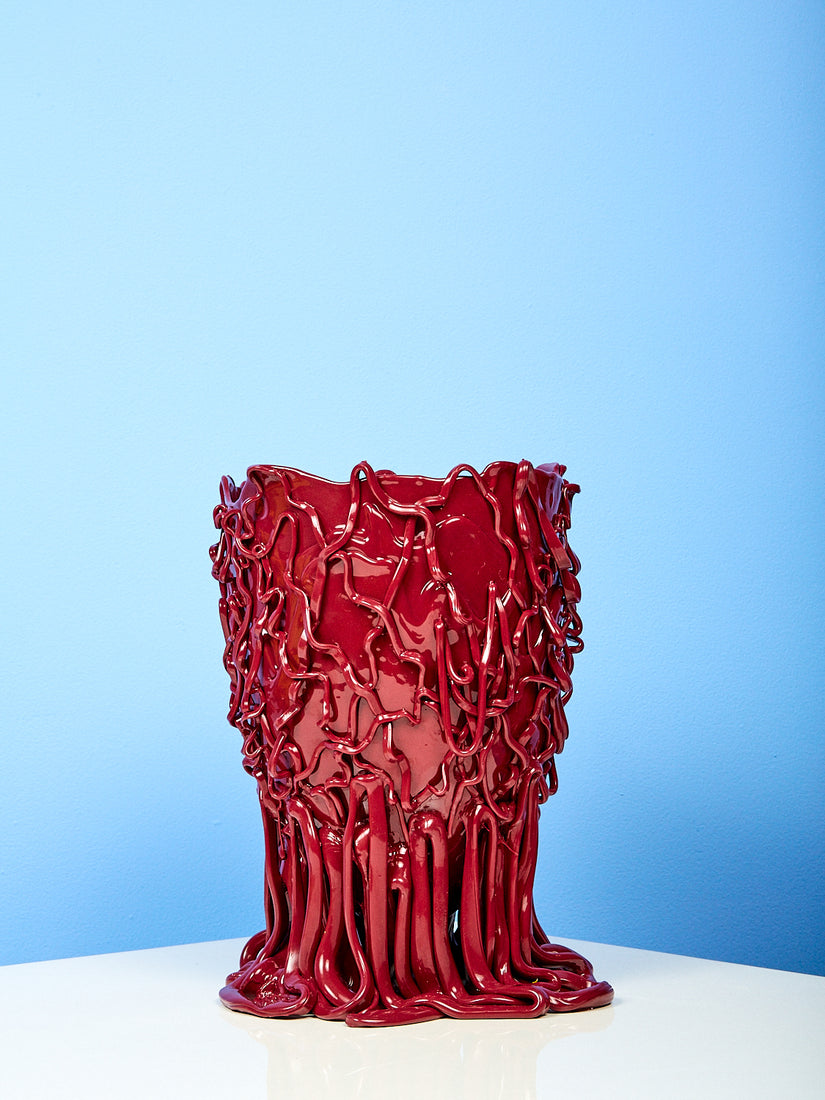 Medusa Vessel by Gaetano Pesce for Fish Design in cherry colorway.
