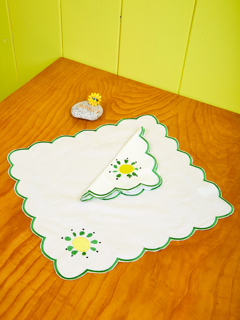 Flower Napkins Set of 2
