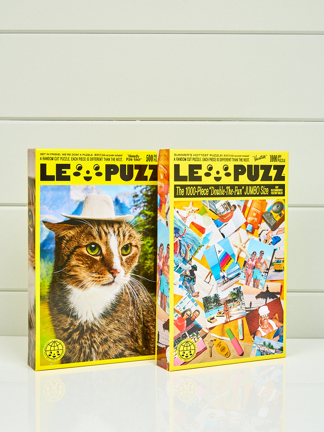 Howdy Pawtner and Vacations Puzzles by Le Puzz.