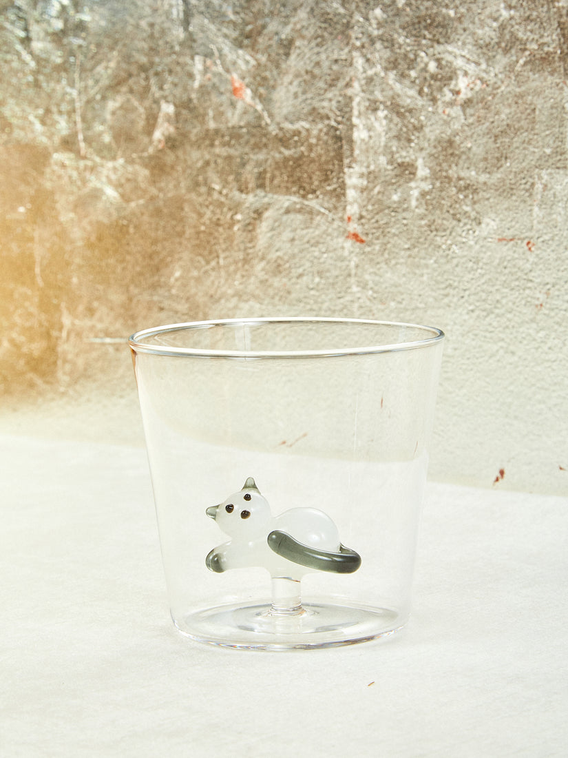 A single Animal Farm Tumbler in white cat.