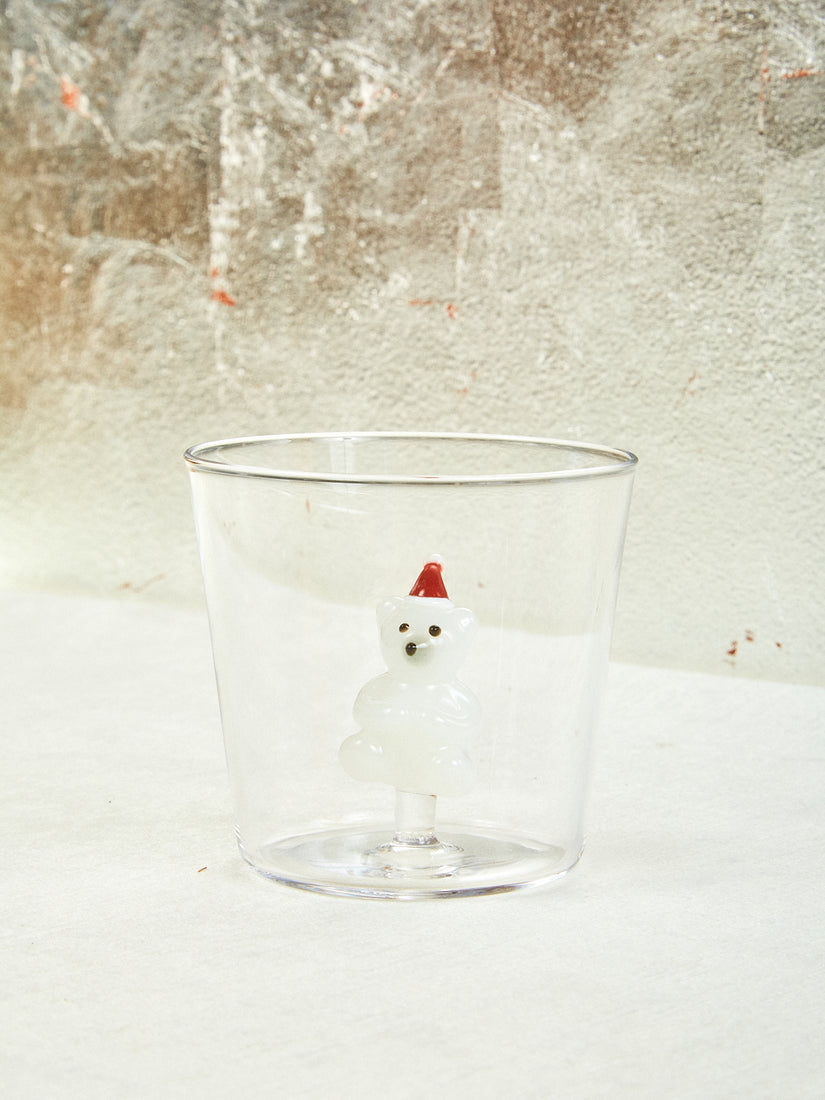 Bear with Hat Holiday Tumbler by Ichendorf Milano.