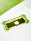 Olive and Mint Rectangular Tray by Gaetano Pesce for Fish Design.