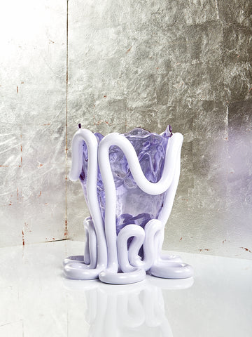 Indian Summer Vessel in Lavender by Gaetano Pesce for Fish Design.