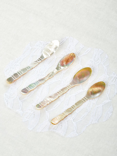 Column Dessert Spoons Set